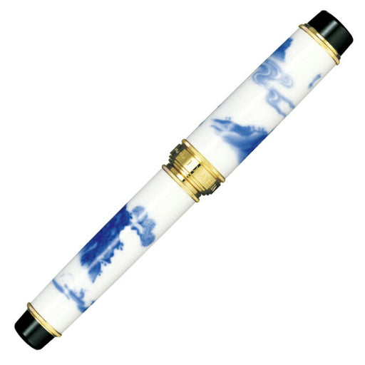 有田焼万年筆 染山水（香蘭社製）10-1581-400 セーラー万年筆