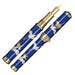 有田焼創業400年記念万年筆 瑠璃 鶴の舞（香蘭社製）金ペン先　太字（B）10-2019-600  セーラー万年筆