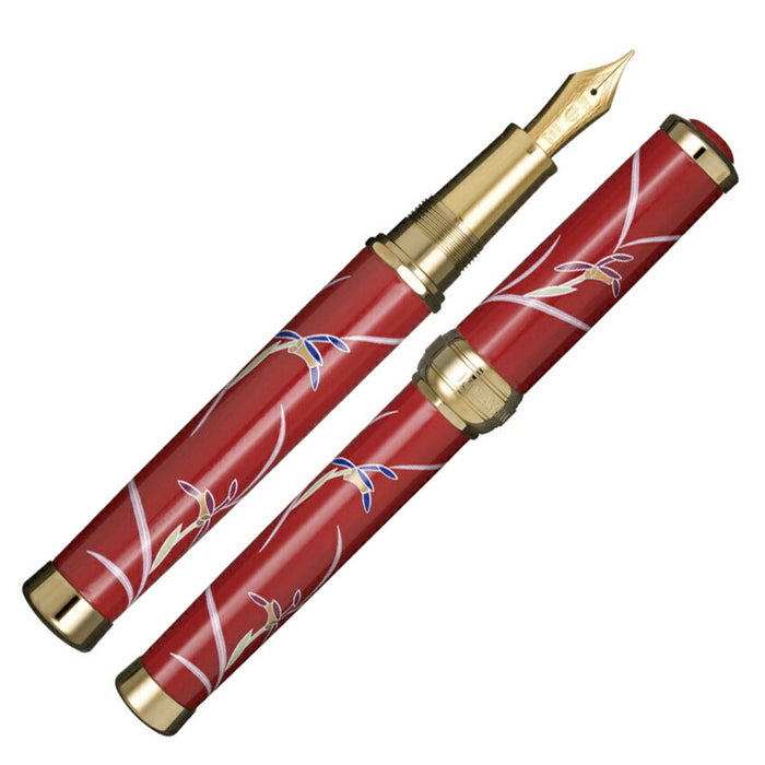 Arita Ware 400th Anniversary Fountain Pen Venetian Red Orchid (ผลิตโดย Koransha) Gold Nib Fine Point (F) 10-2203-200 Sailor Fountain Pen