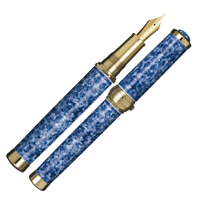 Arita ware 400-jarig jubileum herdenkingsvulpen, geverfde leeuw-arabesque (gemaakt door Gen'emon oven) gouden penpunt, vetgedrukt (B) 10-3504-600 Sailor vulpen
