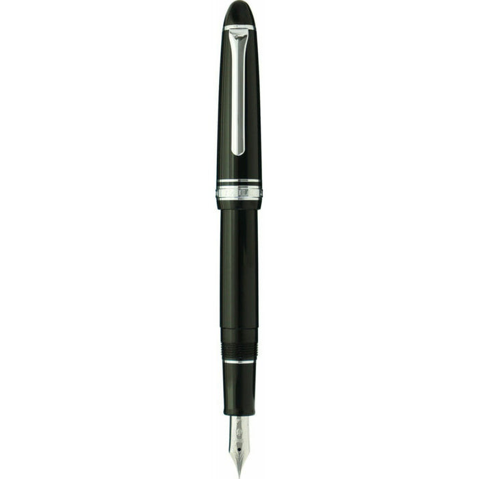 セーラー万年筆　—　カジュアル　プロフィット　ブラック　ズーム（Z）：11-0571-720　万年筆　シルバートリム　オフィスジャパン