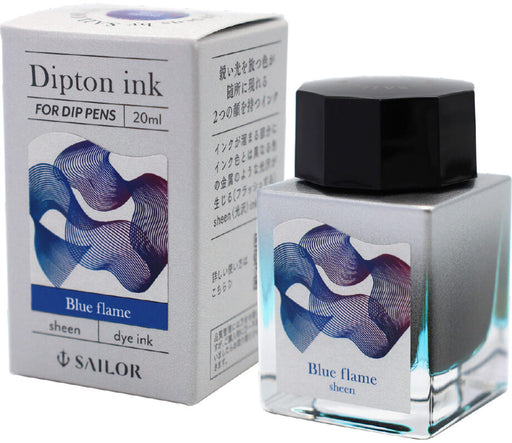 Sailor セーラー万年筆 つけペン用ボトルインク Dipton ディプトン Sheen Ink 光沢インク 13-1800-201 ブルーフレーム/シーン