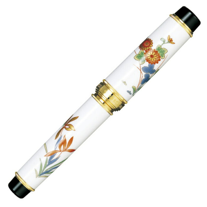 Arita ware kuglepen Old Imari Rangiku (fremstillet af Koransha) 16-1081-602 Sailor fyldepen
