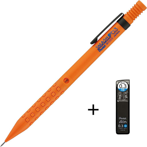 ぺんてる シャープペン スマッシュ 限定 0.3mm アクトオレンジ Q1003-PLS1
