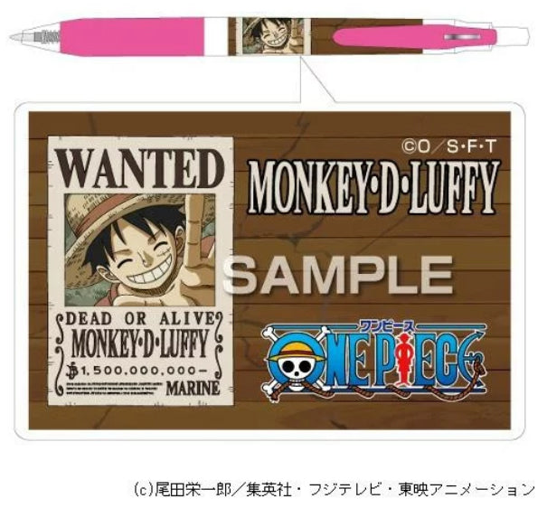 Item terhad [dalam stok] Hisago Hisago HH1991 One Piece Sarasa Sarasa Ballpoint Pen Monkey D. Luffy [Barang Karakter]